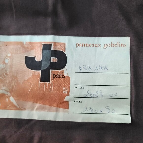 French Tapestry By JP Paris Panneaux Gobelins L'embarquement Pour Cythere - Picture 2 of 11